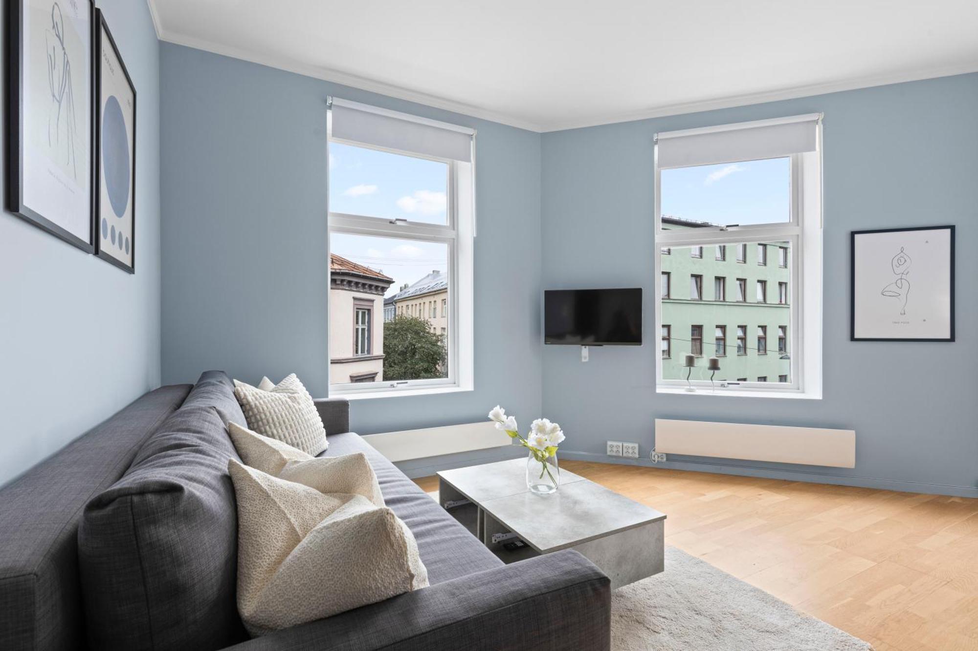 Modern And Bright Apartment In Central أوسلو المظهر الخارجي الصورة
